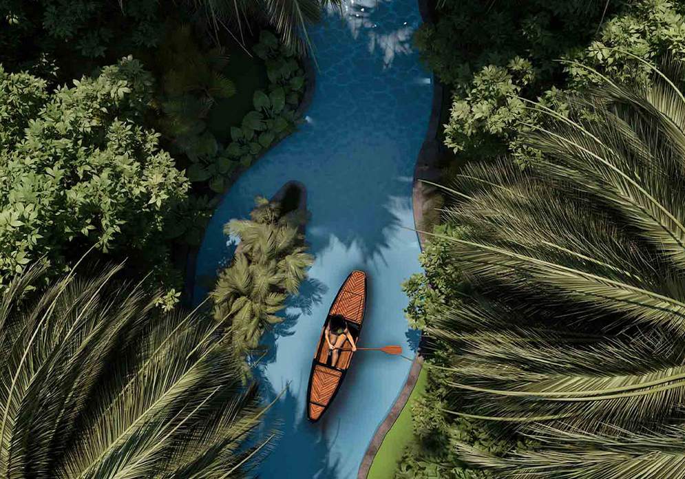 Le canal de 1.5 km de Cap Marina 